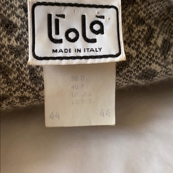 LIOLA MADE IN ITALY VINTAGE GRAY LEOPARD DRESS WOMENS SIZE 10๐๐ฎ๐น๐ - Picture 3 of 4